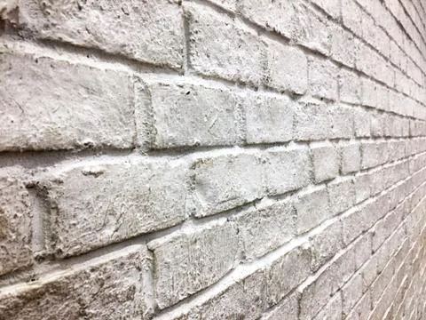 White Brick Wall Texture Stock Photos