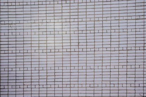 White brick wall texture Foto stock