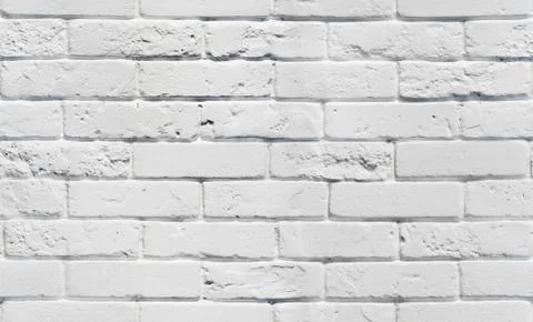 White brick wall texture. Seamless background 스톡 사진