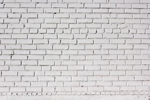 White brick wall texture. Urban city background Foto stock