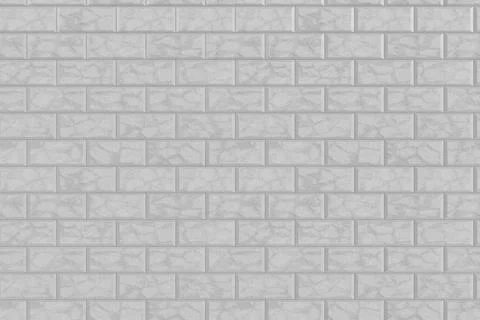 White brick wall with a uniform rectangular pattern. The bricks have a slight 스톡 일러스트