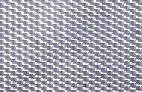 White brick wall in unusual pattern with bricks sticking out Stock Photos