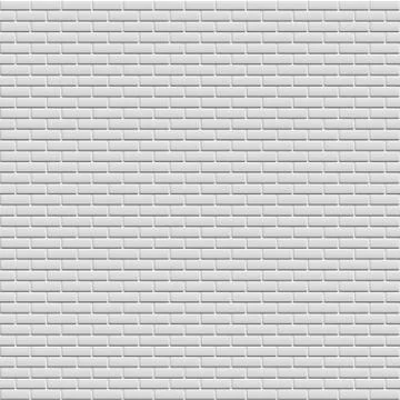 White brick wall, vector illustration Illustrazione stock