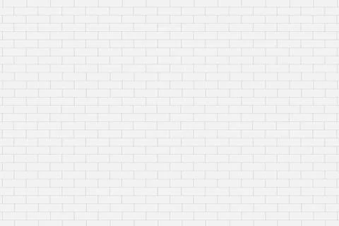 White brick walls that are not plastered background and texture. The texture  Stock Photos