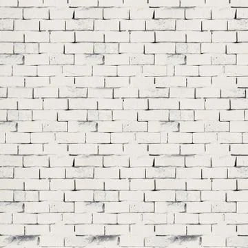 White brick work texture Stock Photos