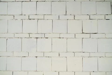 White bricks and blocks wall texture Stock Photos