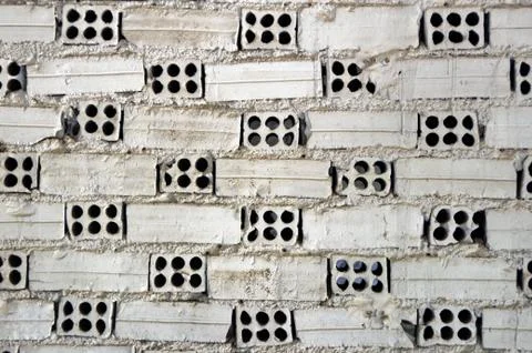 White bricks Stock-Fotos