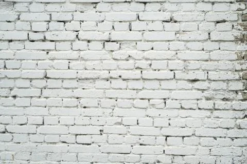 White bricks wall surface texture Stock Photos