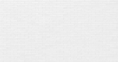 White Bricks Wall Texture in the Room as a background. 3D Render. Stock Illustration