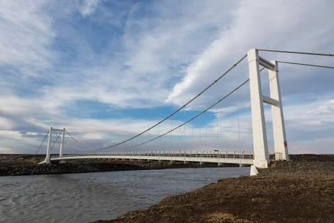White Bridge in Iceland Foto stock