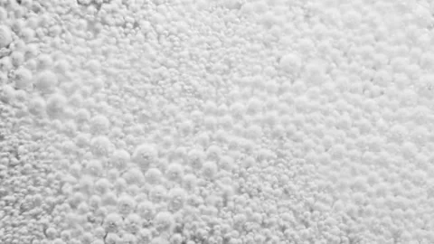 White bright bubble isolated on black background Stock Footage 239528546