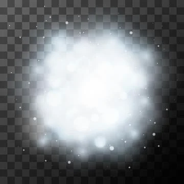 White bright light, magic effect Stock Illustration