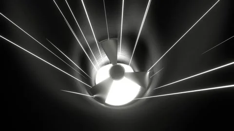 White Bright Neon Ventilation Background VJ Loop in 4K Video stock 278406276
