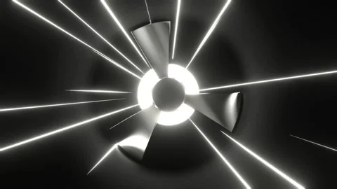 White Bright Ventilation Background VJ Loop in 4K Stock-Footage 312160758