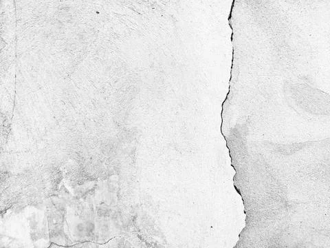 White Broken Concrete Wall Texture Background Stock Photos
