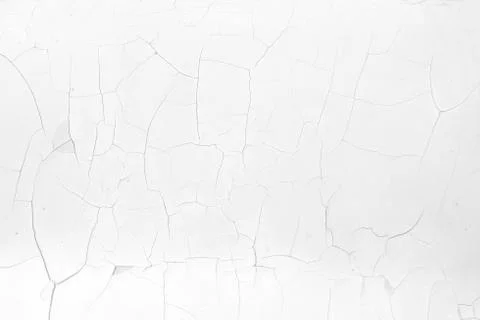 White Broken Paint on Wall Background. Stock Photos
