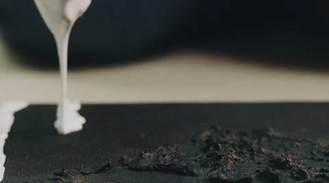 White brush Stock Footage 64763958