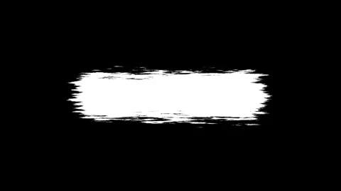 White brush stroke animation on black background appearing with paint textu.. Stock Footage 338018216