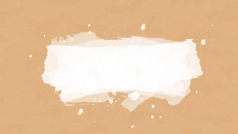White Brush Stroke Title Card on Paper Texture Stock Footage 245432911