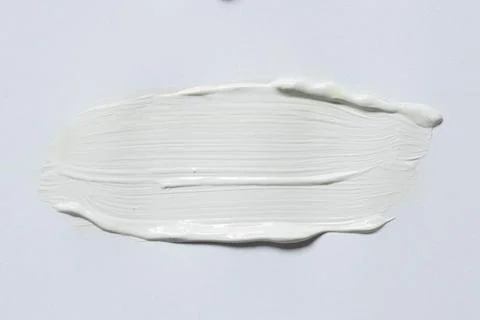 White brush stroke on white background for templates, art backgrounds, textur Stock Photos