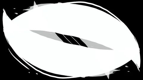 White brush strokes and flashes on a black background. Artistic transition 動画素材 339020906