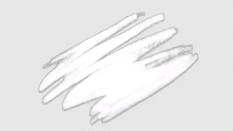 White brushes texture on a transparent background 4K UHD ProRes 4444 Stock Footage 252295365