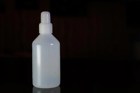White bubble on dark background Stock Photos