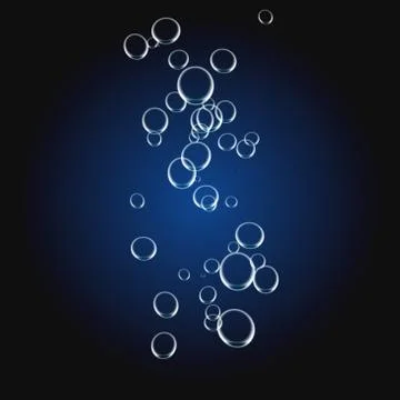 White bubbles 2 Stock Illustration