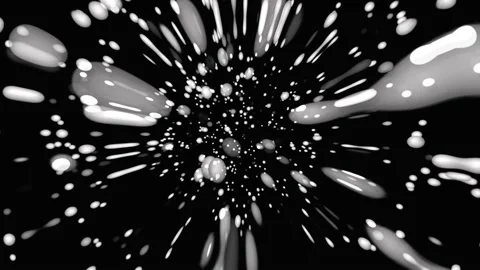 White bubbles in black liquid. Stock Footage 106870139