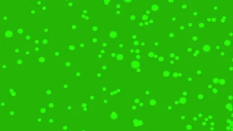 White bubbles looping green screen 4k motion background. Stock Footage 301856281
