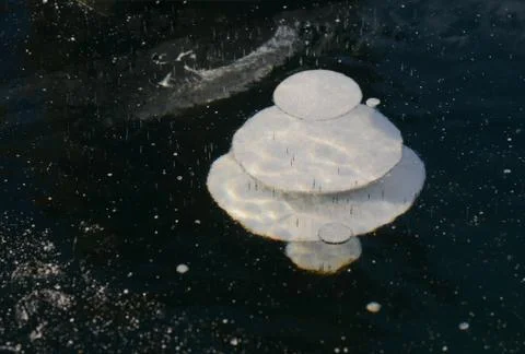 White bubbles Stock Photos