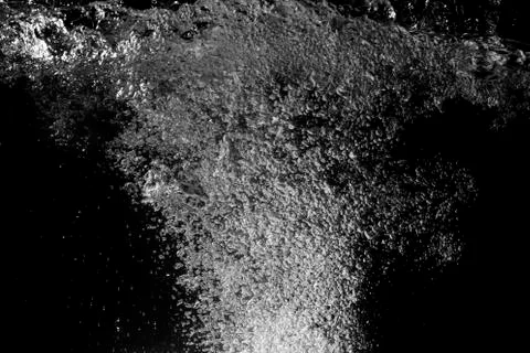 White bubbles under the water background Stock Photos