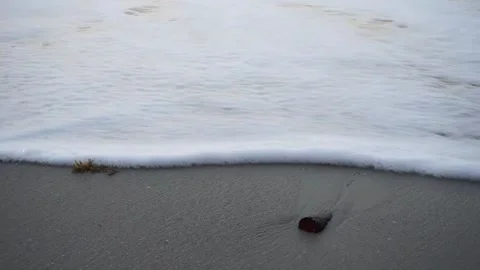 White bubbly waves. Stock Footage 145785042