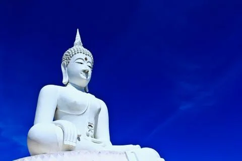 White buddha. Stock-Fotos