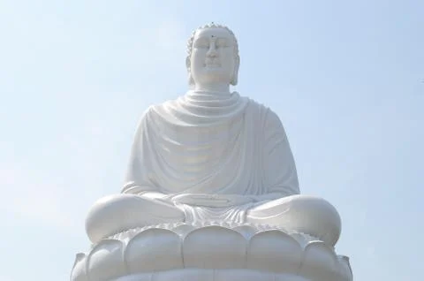 White Buddha Stock Photos