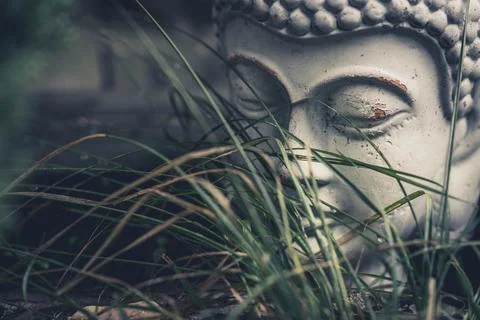 The white Buddha Stock Photos