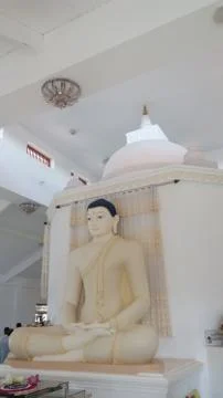 White Buddha Statue Stock Photos