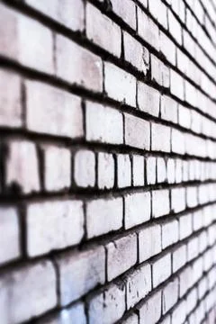 White building brick wall 库存照片