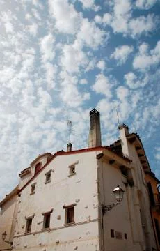 White Building in Caorle Stock Photos