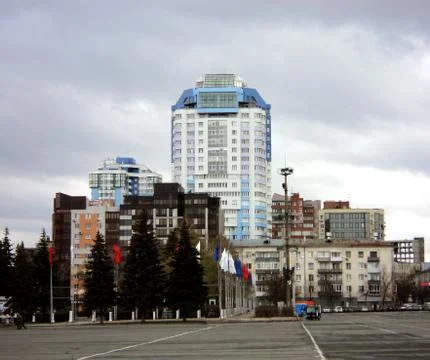 White building Foto stock