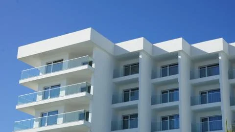 The white building Stock Photos