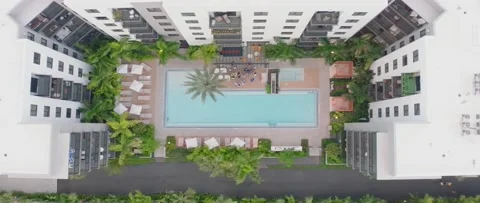 White buildings 1 Stock Footage 233222695