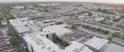 White buildings 3 Stock Footage 233222698