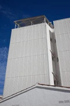 White buildings Stock Photos