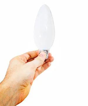 White bulb Stock Photos