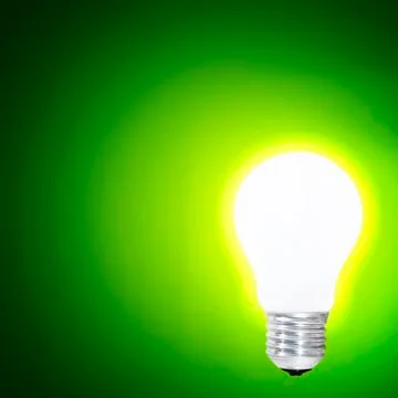 White bulb Stock Photos