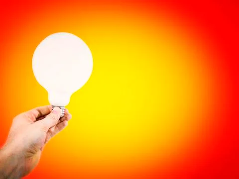 White bulb Stock-Fotos