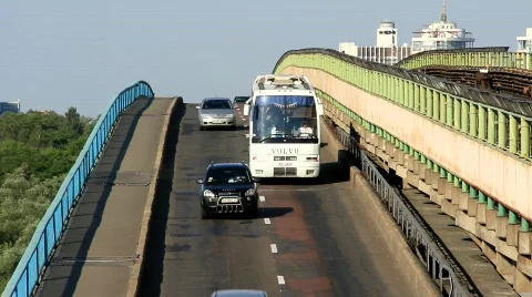 White bus Stock Footage 735740