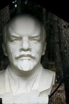 White bust of lenin. Stock Photos