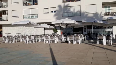 White cafe Stock Footage 163725749